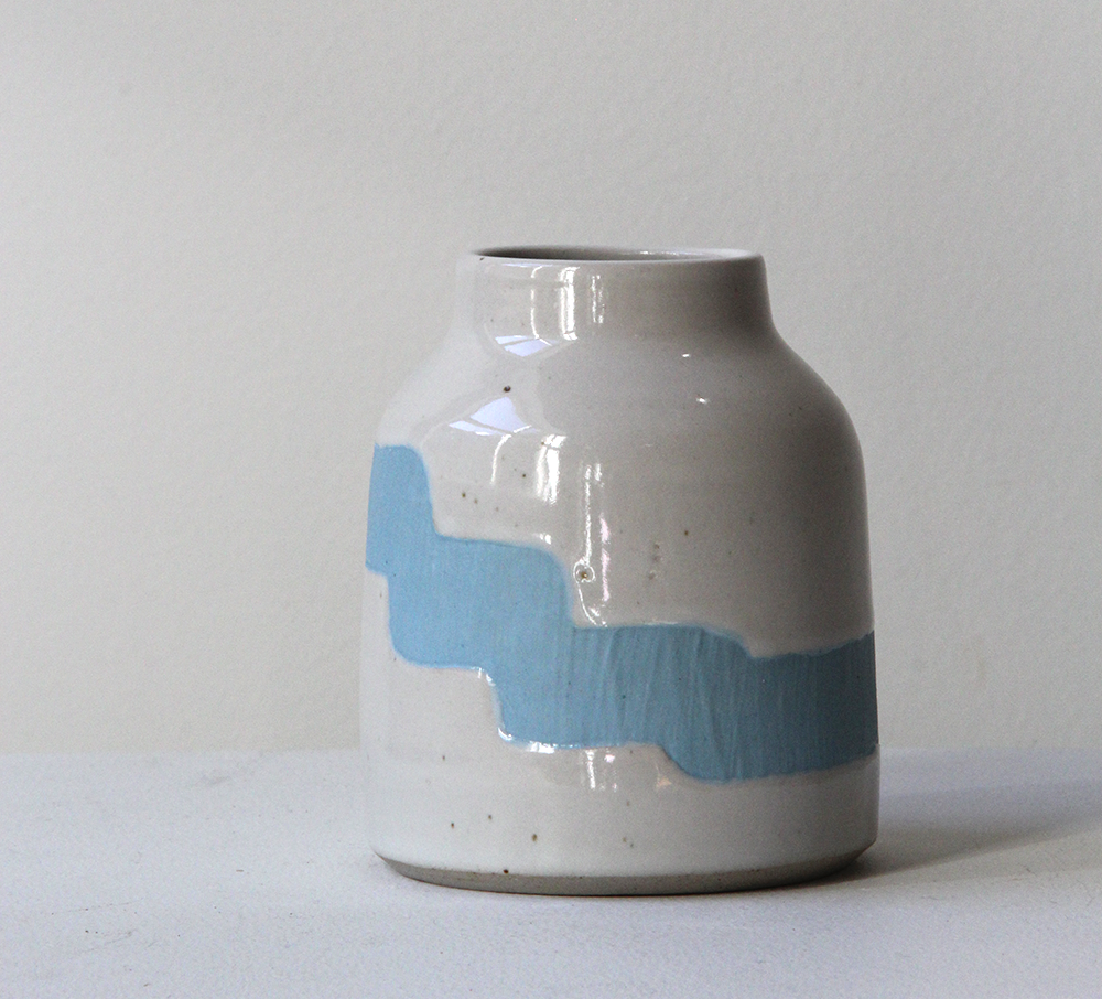 Light Blue Bud Vase