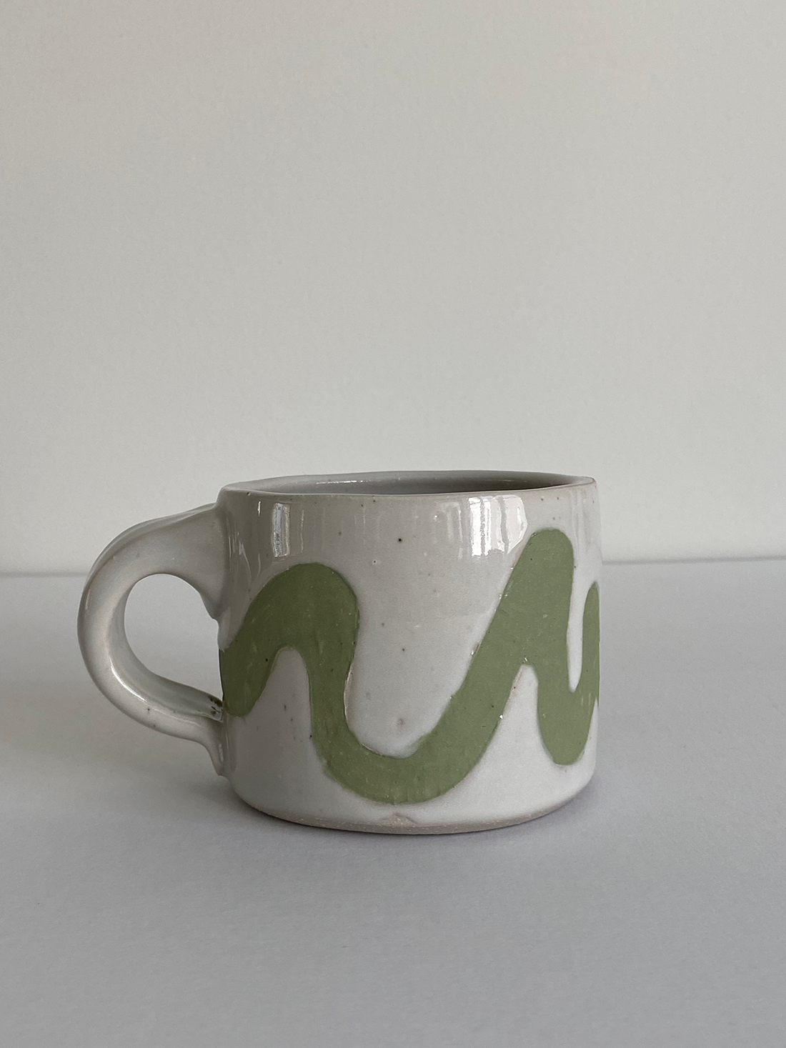 Green Swirl Mug