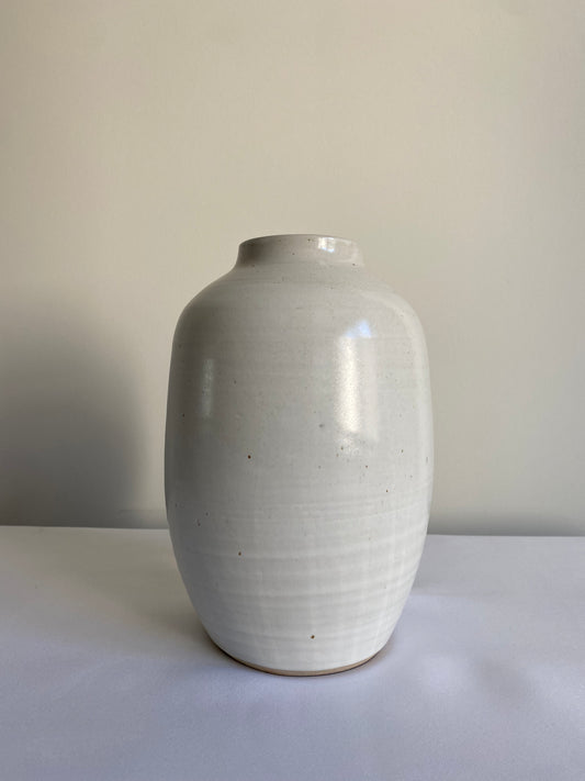 Large White Vase